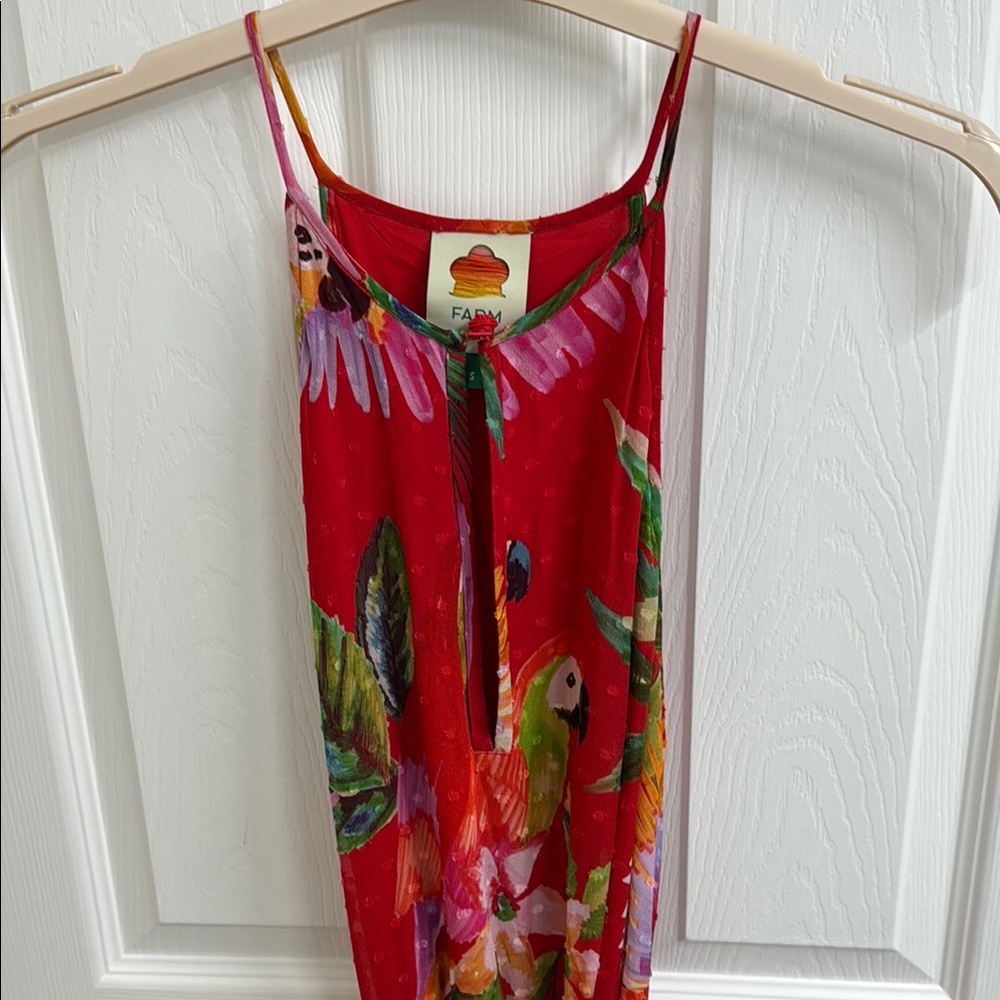 FARM Rio Red Floral Maxi Dress - Picture 5 of 7